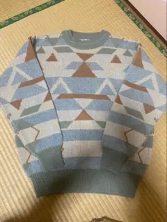 ニットセーター　ヴィンテージ　古着　サイズ表記無し