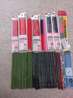 鉛筆　赤鉛筆　赤青鉛筆　７０本まとめ売り