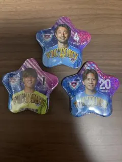 サガン鳥栖星型ホロ缶バッジ