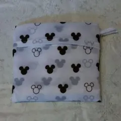 折りたたみ携帯用ディズニーエコバッグ　新品ミッキーマウス模様エコバッグ　大特価