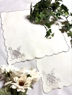 Chikazawa 近沢レース テーブルマット ティーマット