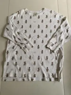 gelato pique レディース ベア柄 リブ プルオーバー