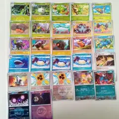 ポケモンカード　ミラーカード　タイプマーク柄　モンスターボール柄　　まとめ売り