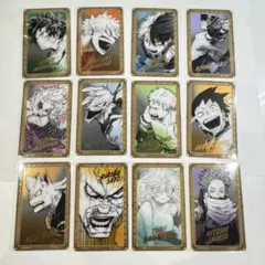 僕のヒーローアカデミア 原画展 箔押しクリアカードコレクション 12枚セット