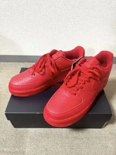 最安値　完売カラー　新品箱付き　ナイキ　エアフォースワン　トリプルレッド