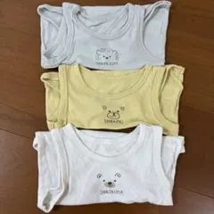 ベビー肌着 タンクトップ 3枚セット 80cm