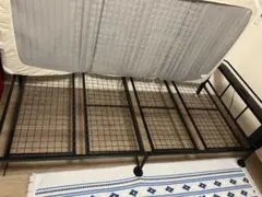ニトリ シングルパイプベッド バジーナC ブラックのサムネイル