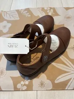 ブラウン パンプス 7サイズ(23.5cm程度)