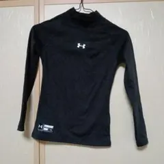 UNDER ARMOUR ブラック アンダーシャツ YLG COLDGEAR