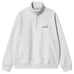Carhartt グレー ハーフジップ トレーナー
