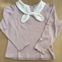長袖カットソー ピンク 120