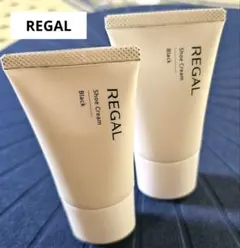 【REGAL】リーガル　シュークリーム　革靴ケア　新パッケージ　黒　2本　新生活