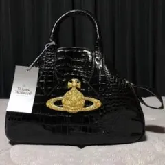 d*9様 Vivienne Westwood クロコダイル風　ハンドバッグ