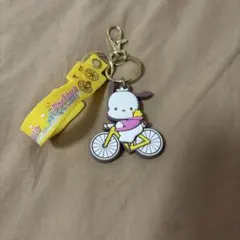 ポチャッコ 自転車 ラバーキーホルダーのサムネイル