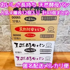 デイプラス D-PLUS 天然酵母パン 4種 各12個 計48個 新品未開封