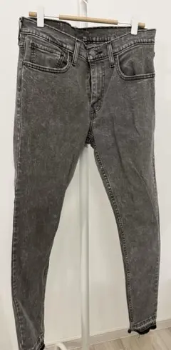LEVI'S SKINNY TAPER W32 L30 グレー デニム