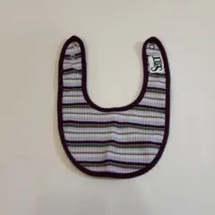 semon apartment RIBBED BORDER BIB