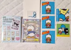 【新品】　あひるのペックル　 トレーディングクリアカードキーホルダー　シール５枚