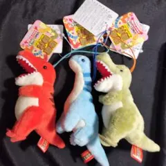 恐竜時代　新品タグ付き　ぬいぐるみ　ラウンドワン