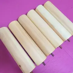 YAMAZEN 山善 木製 ベッド脚 24cm 6本セット