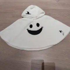 ハロウィン　おばけフェイスポンチョ