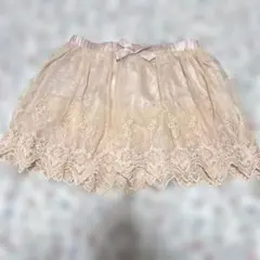 ピンクレースミニスカート