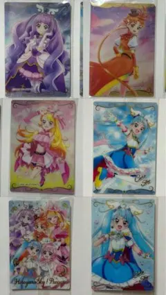 プリキュアウエハース　ひろがるスカイプリキュア　6点セット