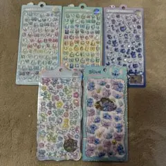 ボンボンドロップシール　プチドロ　ディズニー　スティッチ