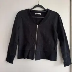 green label relaxing ジップアップショート丈トップス