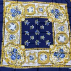 LANCEL シルクスカーフ 花柄 86cm✕86cm