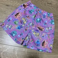 バースデイ　モンスターズインク　ハーフパンツ　120cm パープル