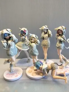 Re:ゼロ　fluffy pack フィギュア セット
