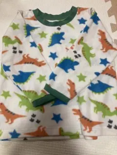 恐竜柄フリースパジャマセット 100cm