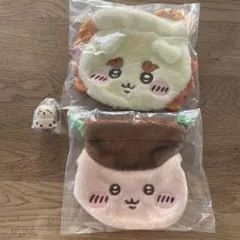 ちいかわ おかお巾着　シーサー　くりまんじゅう　ビスケットマスコット　ラッコ