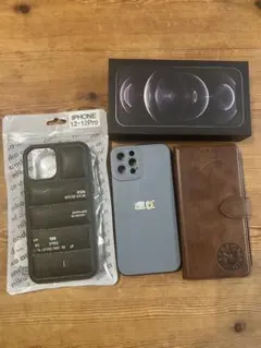 iPhone 12 Pro用ケースセット3点　箱。