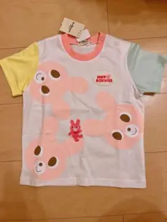 ミキハウスホットビスケッツ ひょっこりキャラクター 半袖Tシャツ
