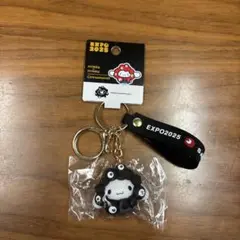 EXPO2025 シナモロール キーホルダー 黒白