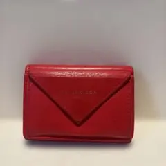 BALENCIAGA バレンシアガ 三つ折り財布 レッドのサムネイル