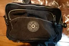 KIPLING ウエストポーチ(ブラック)　ボディバッグ