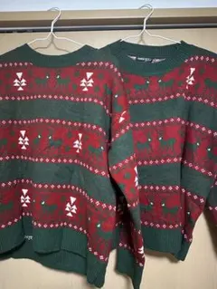 SHEIN クリスマスニット　ペアセット