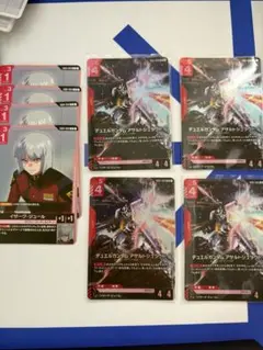 デュエルガンダム LR 4枚セット ガンダムカードゲーム＋おまけ