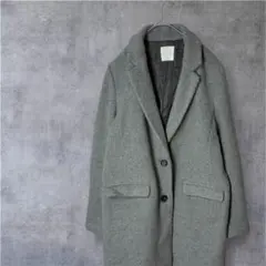 3351 LOWRYS FARM チェスターコート ロングコート グレー L