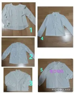 レディース　白　ブラウス　M、L　おひとつ