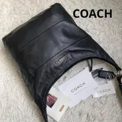 COACH SOHO オールドコーチ 大容量 hobo 革 レザー 黒 ブラック - メルカリ