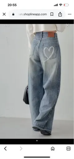 chicoハートデニム