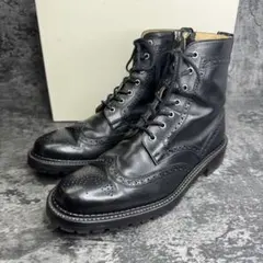 美品✨ foot the coacher サイドジップ 黒 レザー 25.5cmのサムネイル