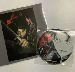 カグラバチ 神楽鉢 六平千鉱 デコレ缶バッジ スクエアカード