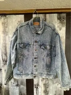 80s-90s SOFT JEANING ケミカルウォッシュ デニムジャケット - メルカリ