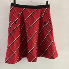 ブルーレーベルクレストブリッジ フレアミニスカート