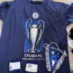 Chelsea FC 2021 CL優勝記念 Tシャツ ペナント リストバンドのサムネイル
